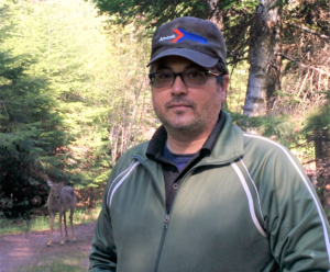 seth swenson with fawn in montana